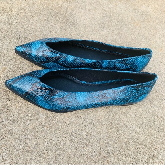 NWOT ASOS Design  snakeskin ballet flats s9 (UK7) - Picture 7 of 11